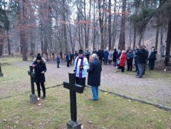 Volkstrauertag 2021: Jakobsberg / Dzień Żałoby Narodowej 2021: cmentarz w Jakubowie. Foto: AGDM 