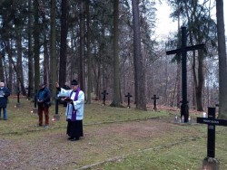 Volkstrauertag 2021: Jakobsberg / Dzień Żałoby Narodowej 2021: cmentarz w Jakubowie. Foto: AGDM 
