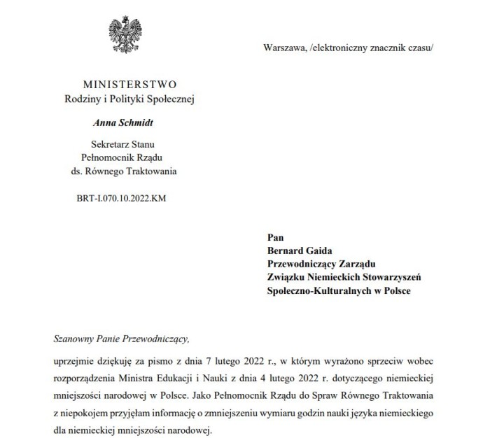 Mit Besorgnis, aber ohne Lösungsvorschläge / z niepokojem, lecz bez rozwiązań 