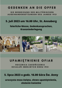 Gedenken an die Opfern des Jahres 1921