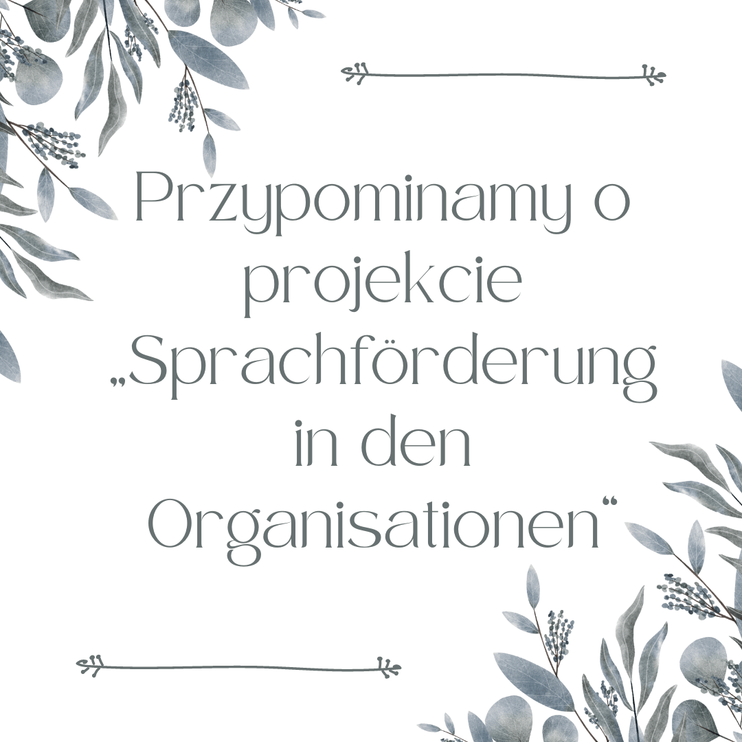 Projekt „Sprachförderung in den Organisationen“