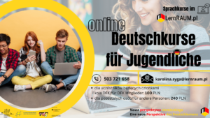 Kursy języka niemieckiego dla młodzieży ONLINE w&nbsp;ramach projektu LernRAUM.pl
