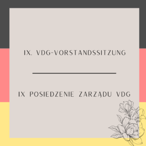 IX Posiedzenie Zarządu VdG