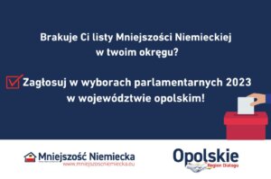 Brakuje ci&nbsp;listy Mniejszości Niemieckiej w&nbsp;twoim okręgu? Zagłosuj w&nbsp;województwie opolskim!