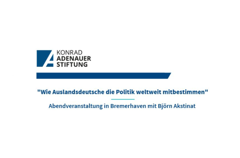 Einladung zur Veranstaltung „Wie Auslandsdeutsche die Politik weltweit mitbestimmen“