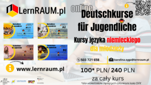 Kursy języka niemieckiego dla młodzieży ONLINE w&nbsp;ramach projektu LernRAUM.pl