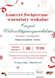Zaproszenie na&nbsp;świąteczny koncert z&nbsp;niemieckimi piosenkami