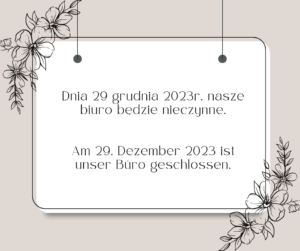 Geschlossenes Büro für Besucher