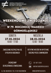 Zapraszamy na&nbsp;wystawę i&nbsp;film fabularny w&nbsp;ramach upamiętnienia Tragedii Górnośląskiej w&nbsp;Radzionkowie
