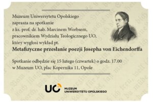 Metafizyczne przesłanie poezji Josepha von Eichendorffa