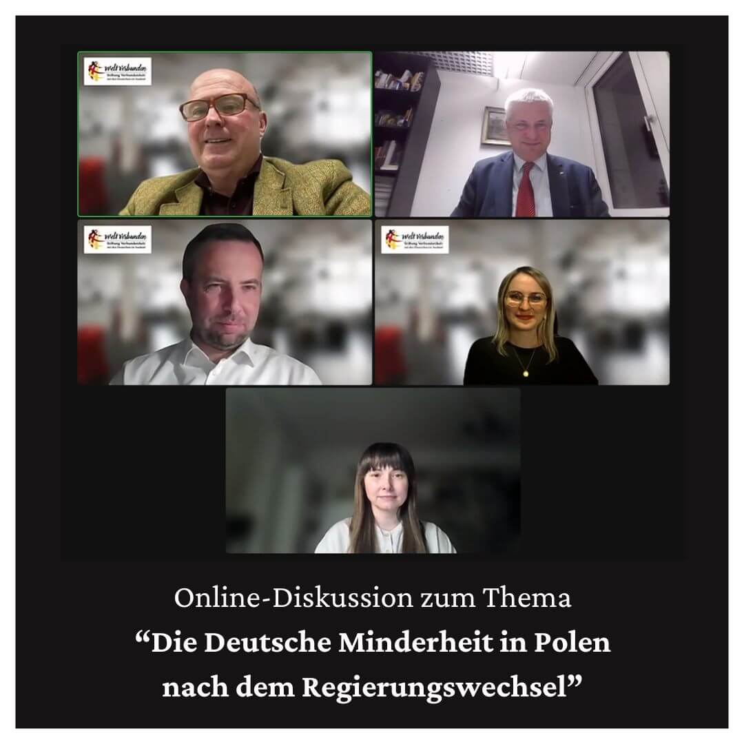 Online-Diskussion “Die Deutsche Minderheit in Polen nach dem Regierungswechsel”