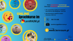 Zapraszamy na&nbsp;kursy języka niemieckiego ONLINE w&nbsp;ramach projektu LernRAUM.pl