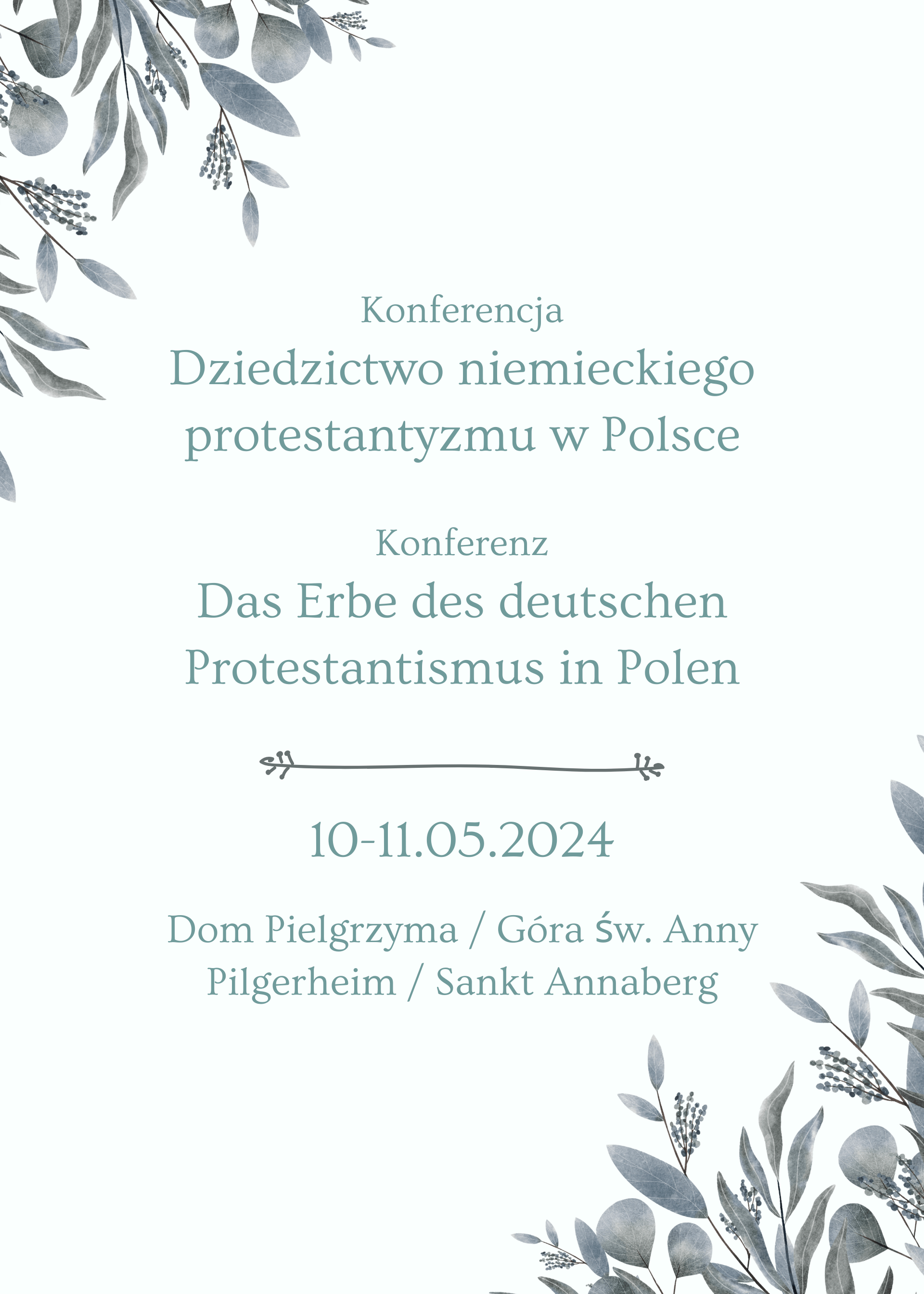 Einladung zur Konferenz „Das Erbe des deutschen Protestantismus in Polen“