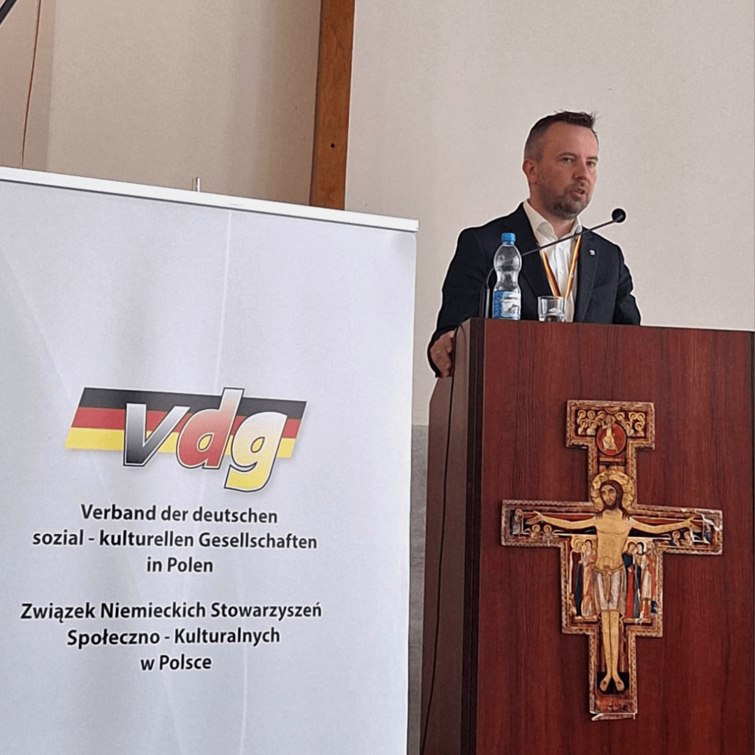 Mowa powitalna Przewodniczącego Związku Niemieckich Stowarzyszeń Społeczno-Kulturalnych w Polsce na 55. Zjeździe Delegatów Związku Niemieckich Stowarzyszeń