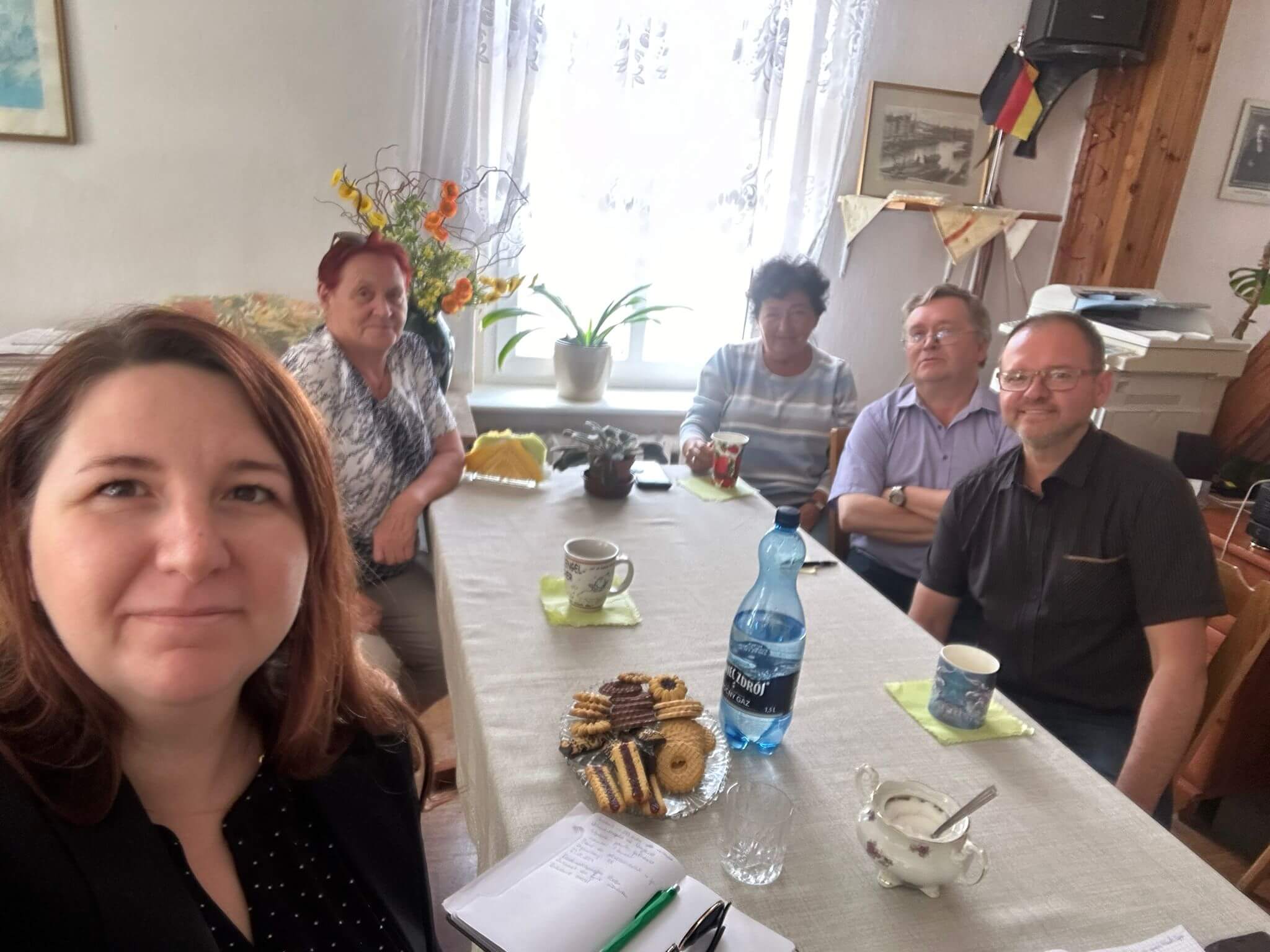Treffen mit Mitgliedern der Sozial-Kulturellen Gesellschaft der deutschen Minderheit in Stettin