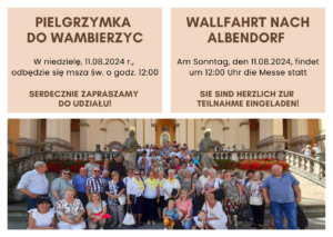Pielgrzymka do&nbsp;Wambierzyc – zapraszamy do&nbsp;udziału!