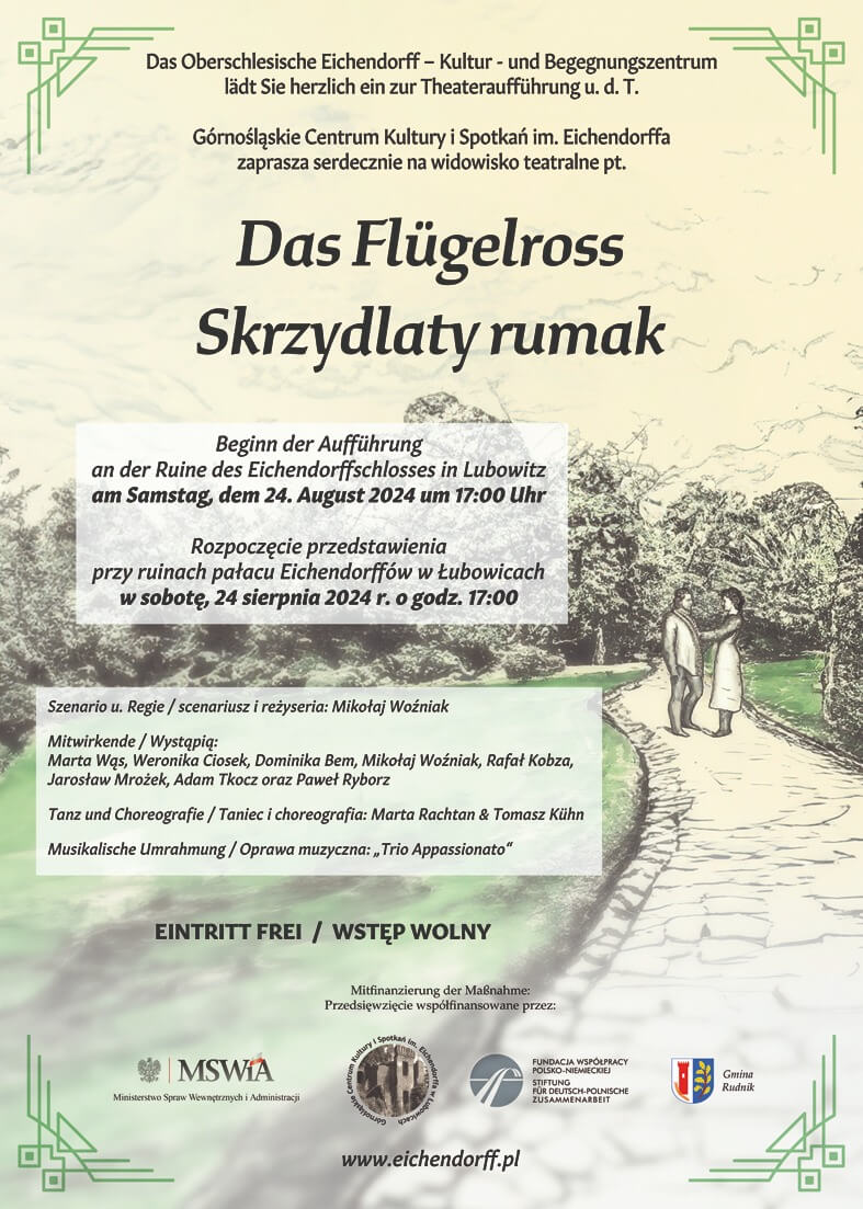 Wir laden Sie zur Theateraufführung „Das Flügelross“