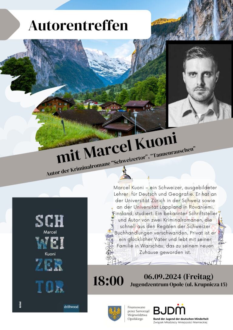 Wir laden Sie zu einem Treffen mit dem Krimiautor Marcel Kuoni ein