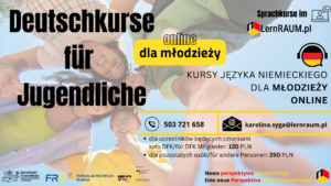 Młodzieżowe kursy języka niemieckiego w&nbsp;ramach LernRAUM.pl