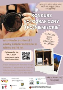 Konkurs Fotograficzny „(Po)Niemieckie“ – Odkryj mniejszość niemiecką poprzez fotografię!