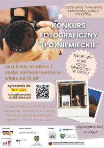 Konkurs Fotograficzny „(Po)Niemieckie“ – Odkryj mniejszość niemiecką poprzez fotografię! – Przedłużamy termin nadsyłania zgłoszeń