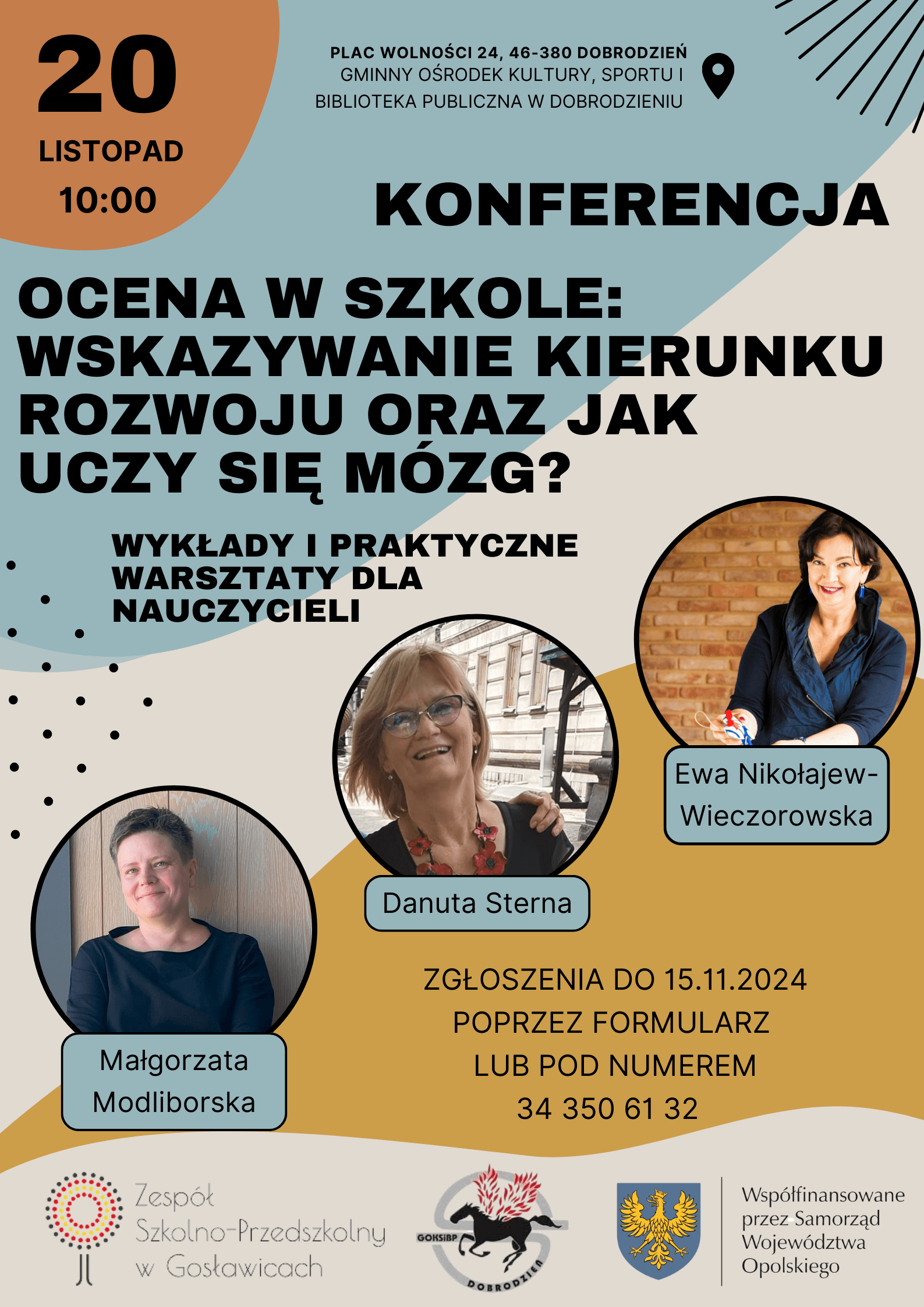 Konferencja dla nauczycieli „Ocena w szkole: Wskazywanie kierunku rozwoju oraz jak uczy się mózg? – w kontekście języka niemieckiego”