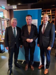 Treffen mit dem deutschen Politiker Markus Ferber