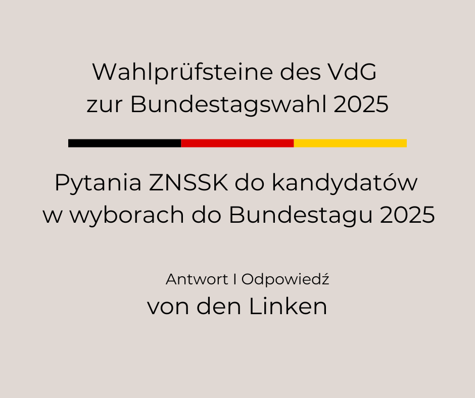 Antwort zu den Wahlprüfsteinen von den Linken