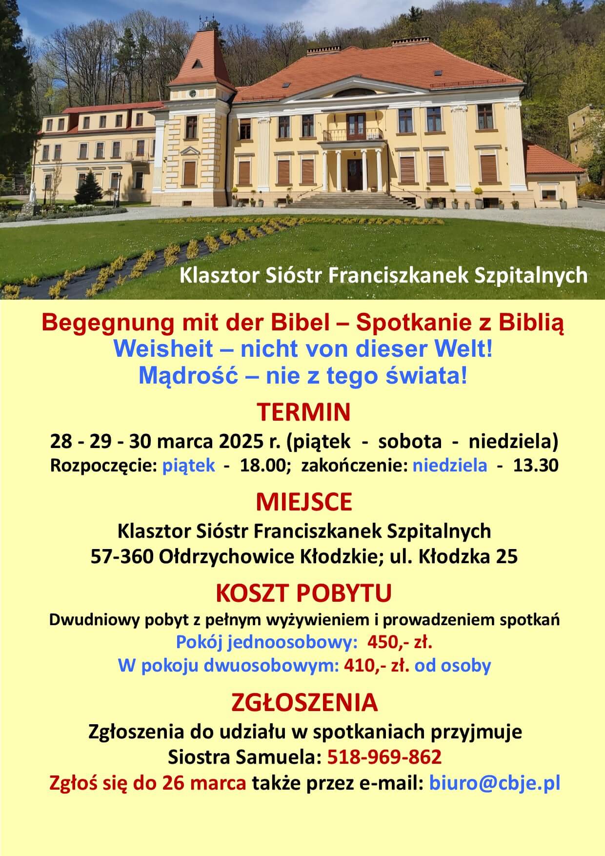 Zapraszamy na „Spotkanie z Biblią”