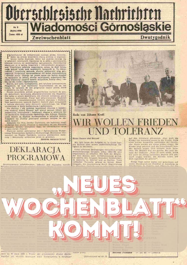 „Neues Wochenblatt“ kommt!