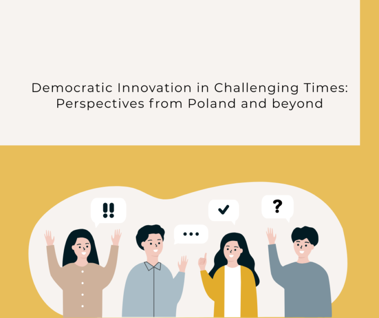 Demokratische Innovationen in schwierigen Zeiten: Perspektiven aus Polen und anderen Ländern