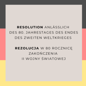 Zapomniane ofiary powojennych represji – rezolucja w&nbsp;80 rocznicę zakończenia II&nbsp;wojny światowej