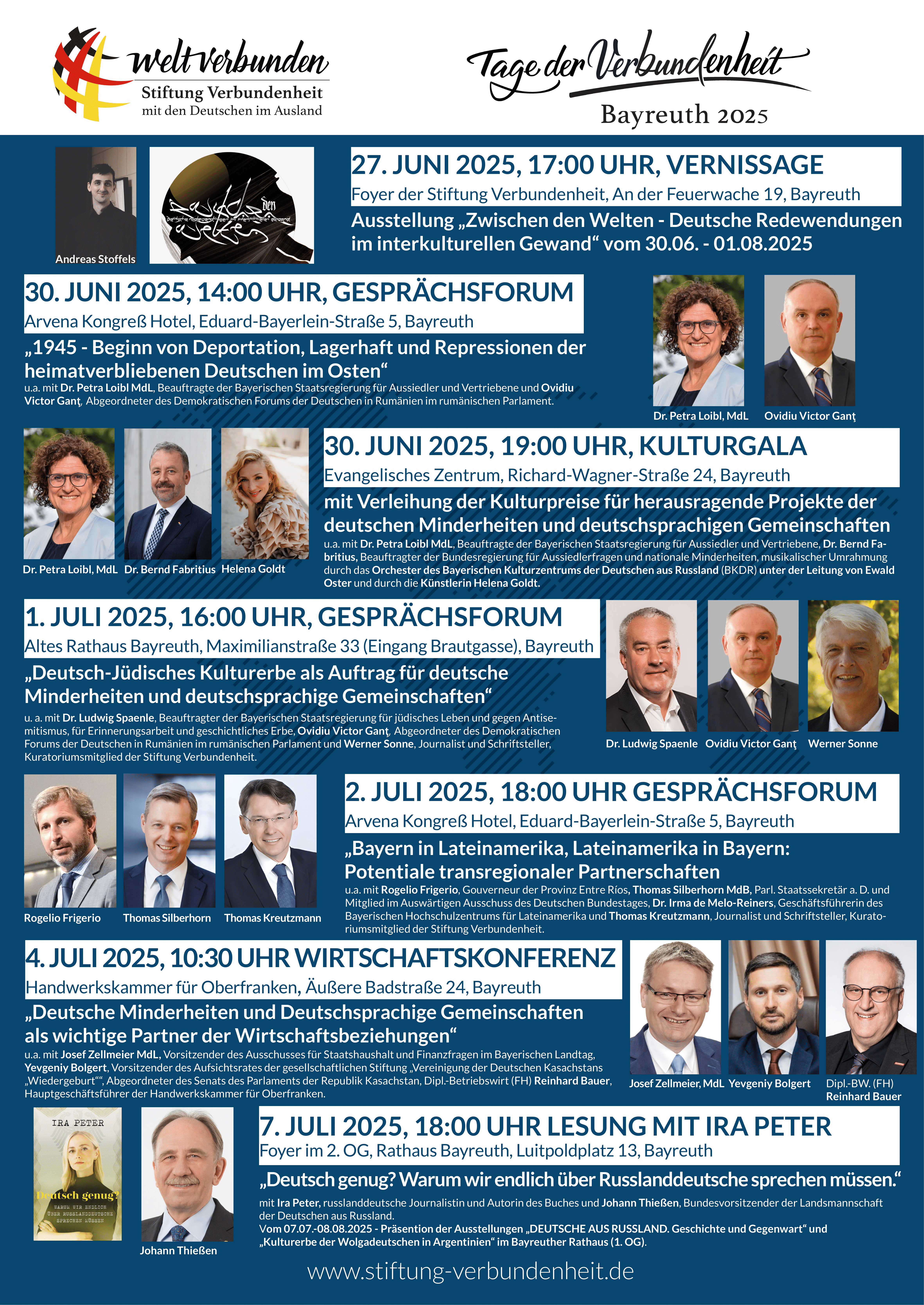Einladung: Tage der Verbundenheit 2025