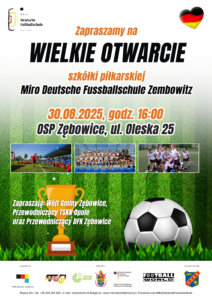 Zapraszamy na&nbsp;otwarcie kolejnej niemieckojęzycznej szkółki piłkarskiej Miro