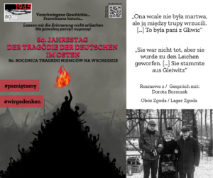 „Sie war nicht tot, aber sie wurde zu den Leichen geworfen. […] Sie stammte aus Gleiwitz“