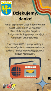 Emisja niemieckojęzycznych audycji radiowych