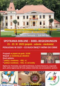 Zapraszamy na&nbsp;spotkanie biblijne