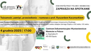 Zaproszenie na&nbsp;spotkanie „Tożsamość, pamięć, przesiedlenia”