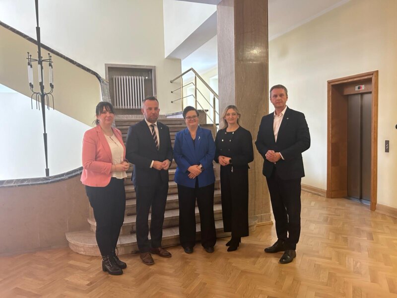 Tag voller Gespräche in Warschau